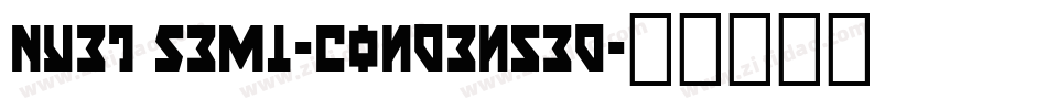 Nyet Semi-Condensed字体转换